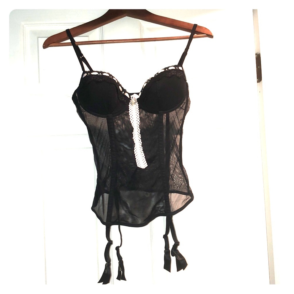 Intimissimi black bustier NWOT